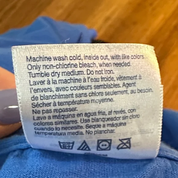 Port and Company Classic Blue T-Shirt - Picture 4 of 4